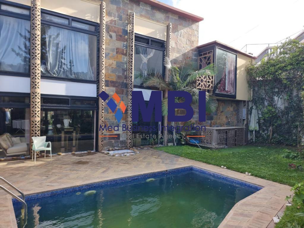 Magnificent furnished villa for rent in Tanger L.J.T.2012